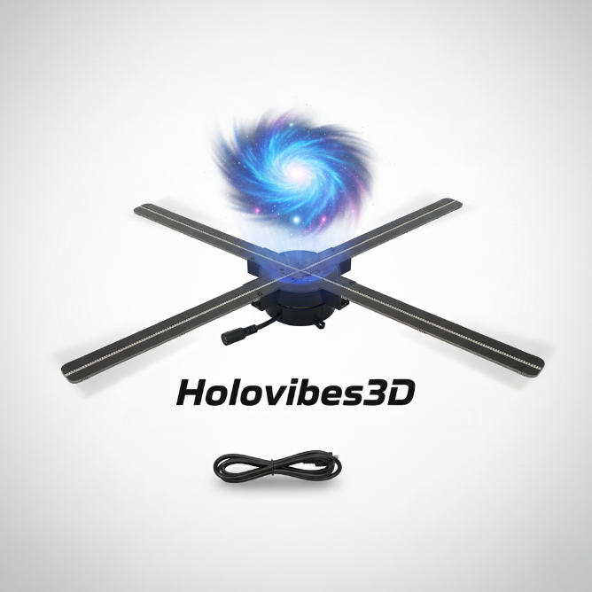 Ventilateur hologramme 3D - Grand format