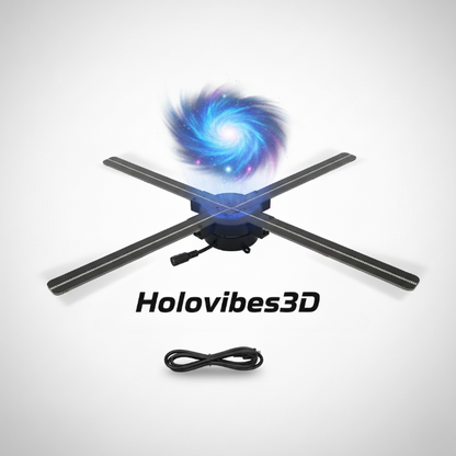 Ventilateur hologramme 3D - Grand format