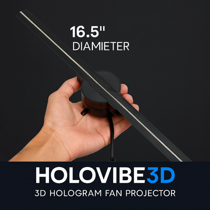 Ventilateur hologramme 3D - Grand format