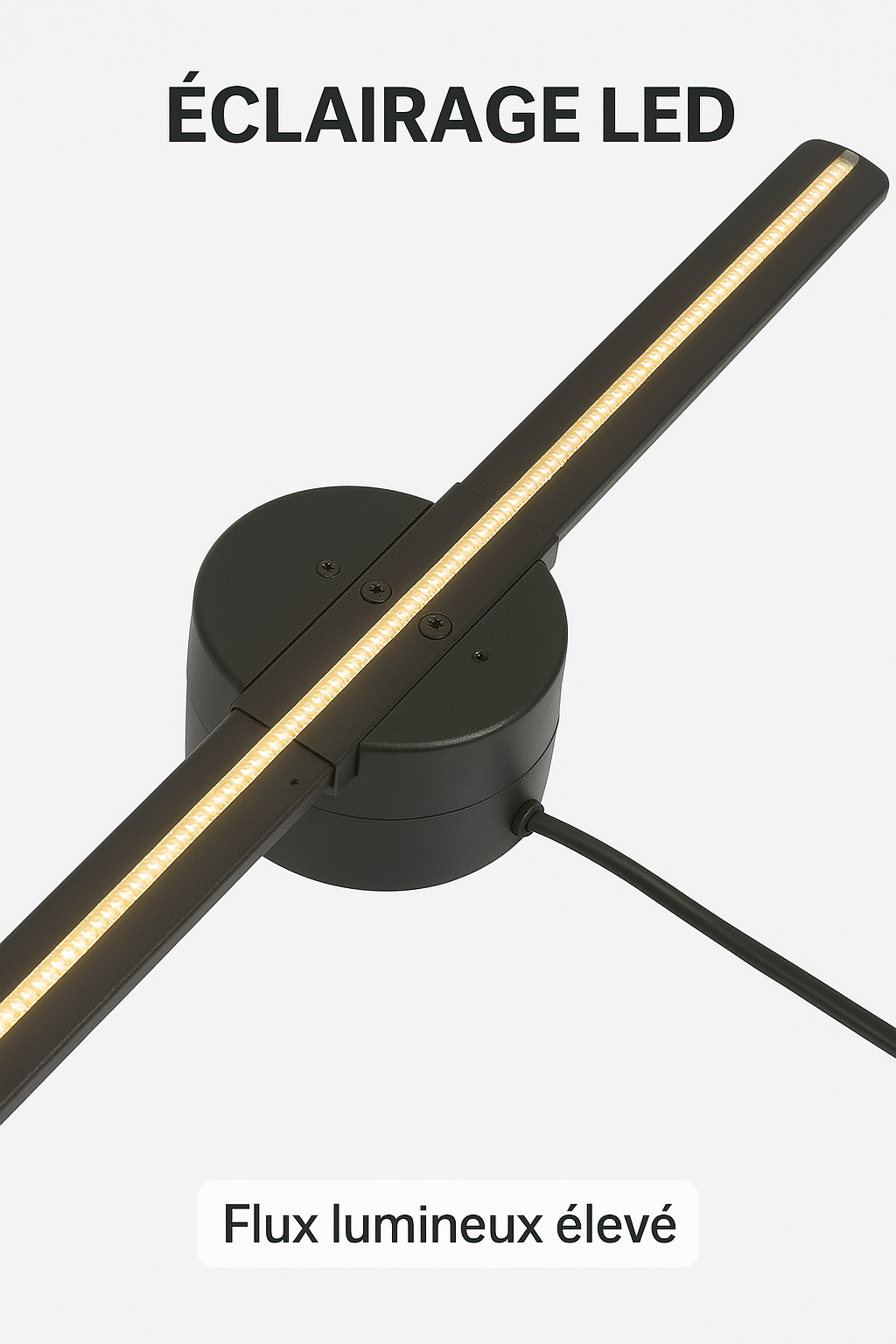 Ventilateur hologramme 3D - Grand format